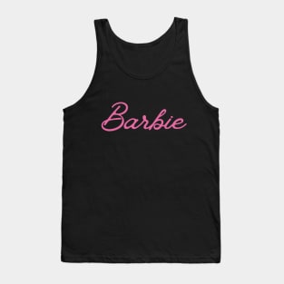 Barbie typographie Tank Top